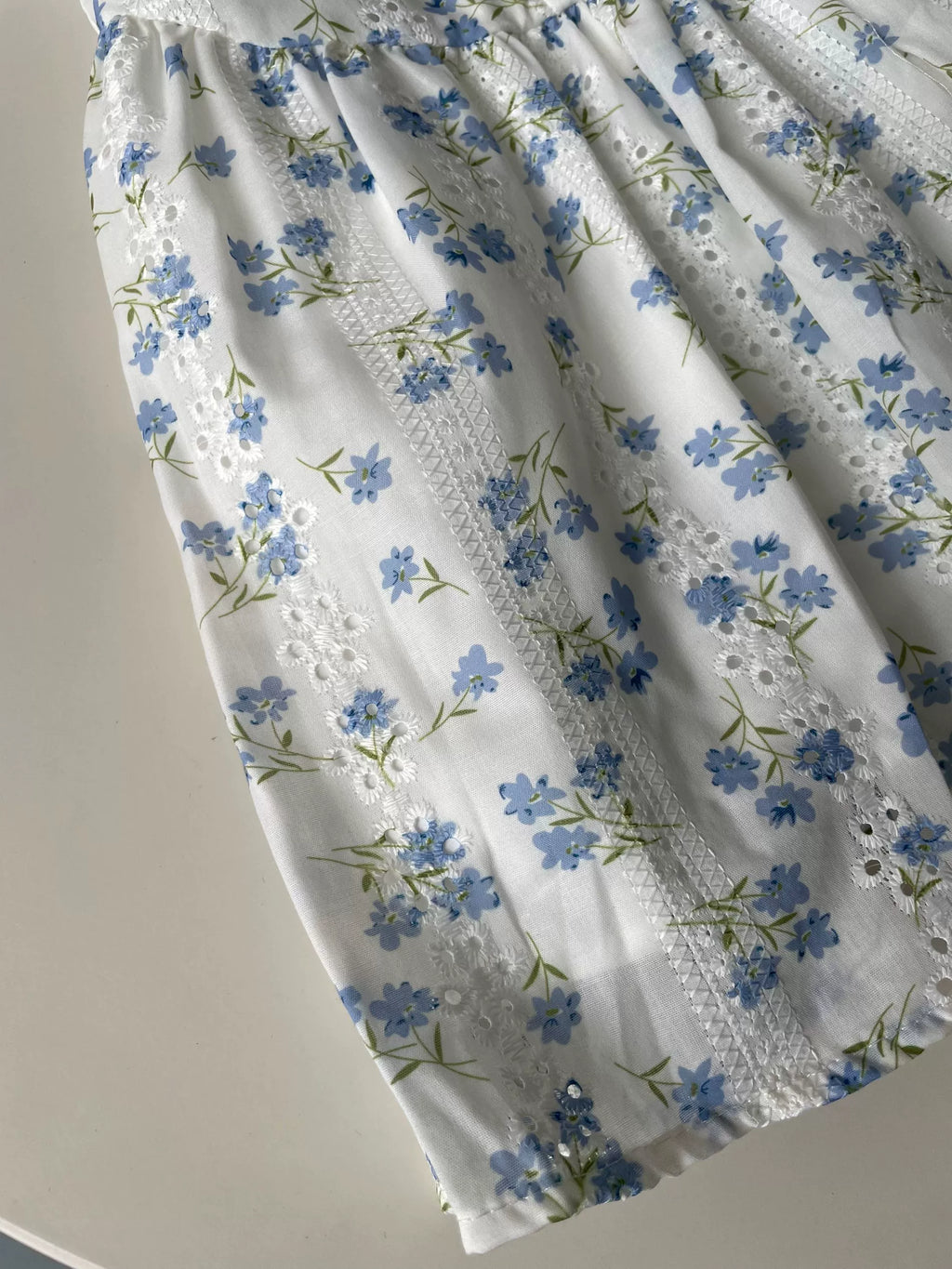 blue low-waisted backless dress