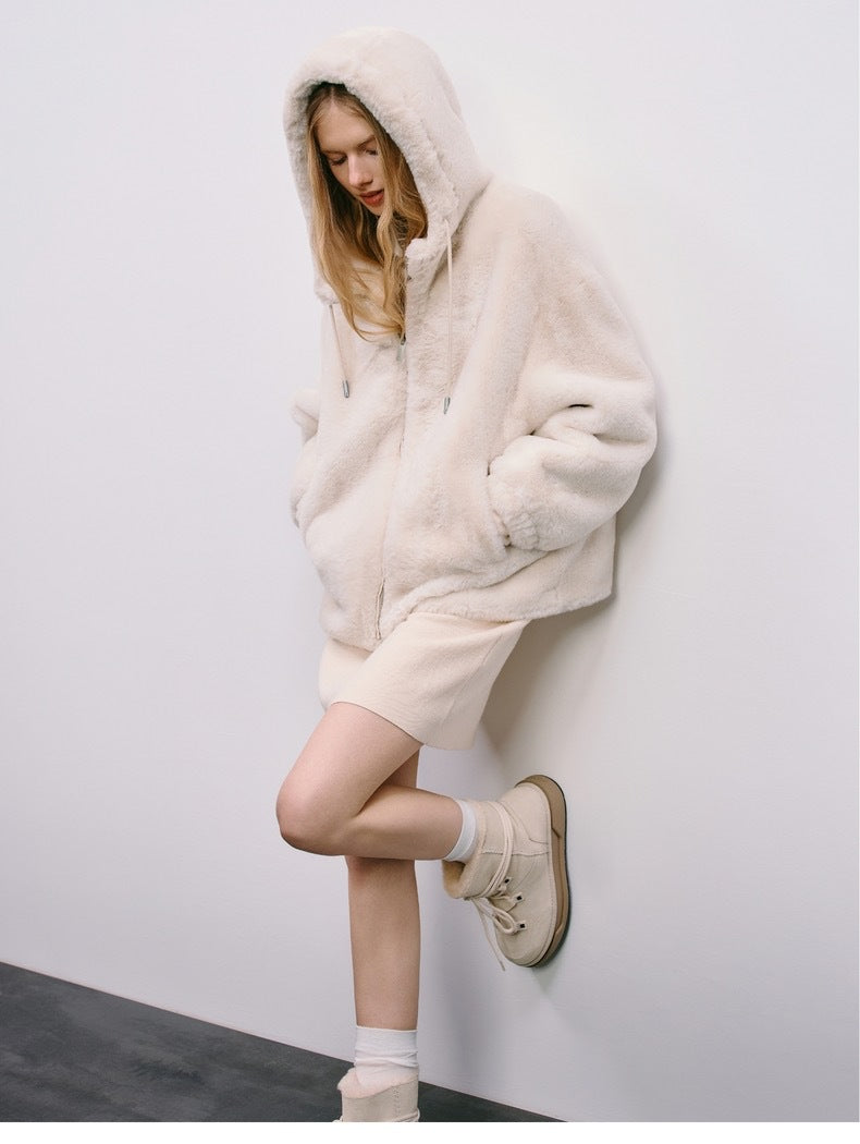 fur imitation mink coat