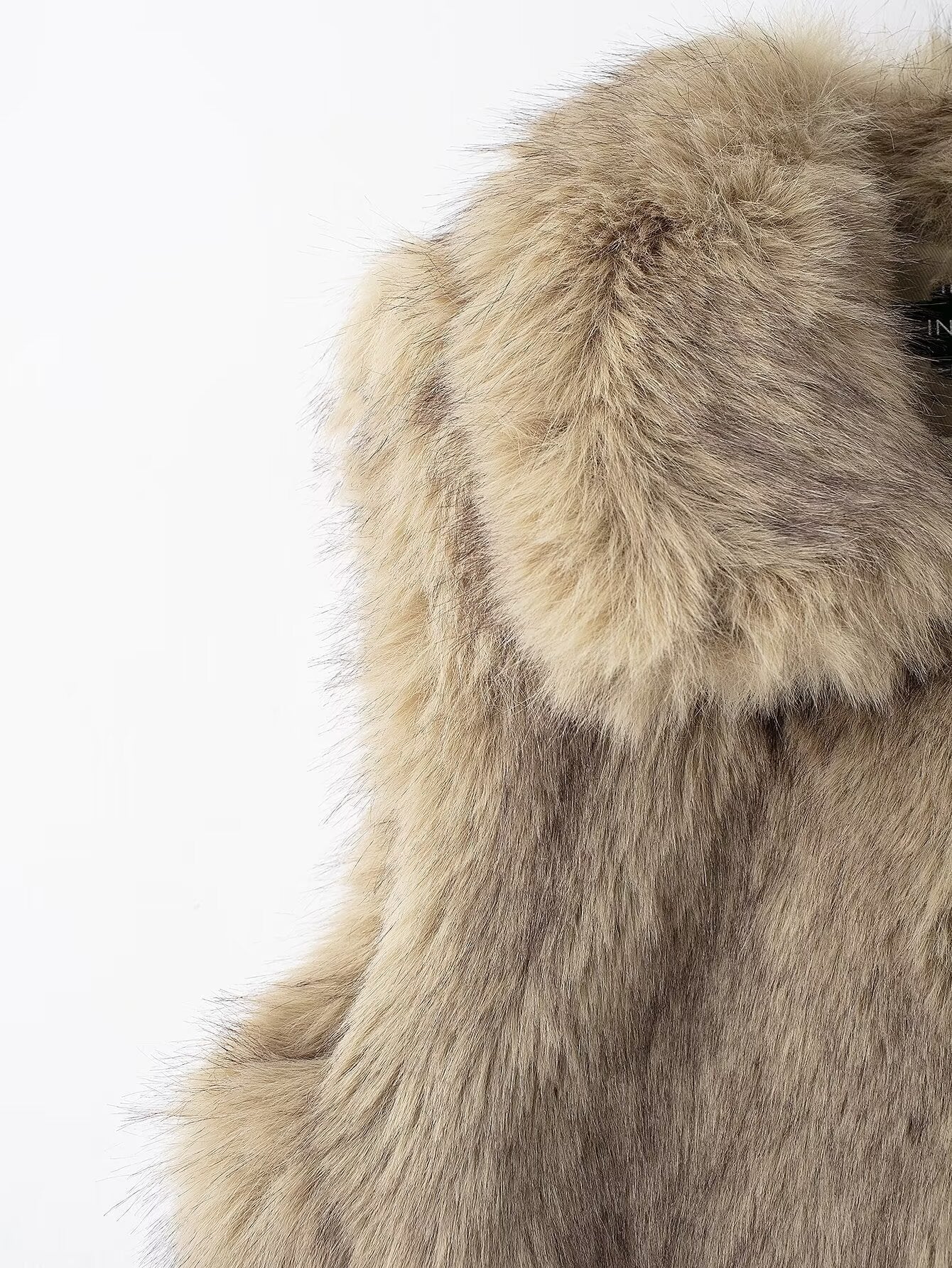 vest faux fur vest
