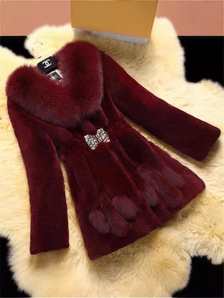 Kate imitation rabbit fur jacket