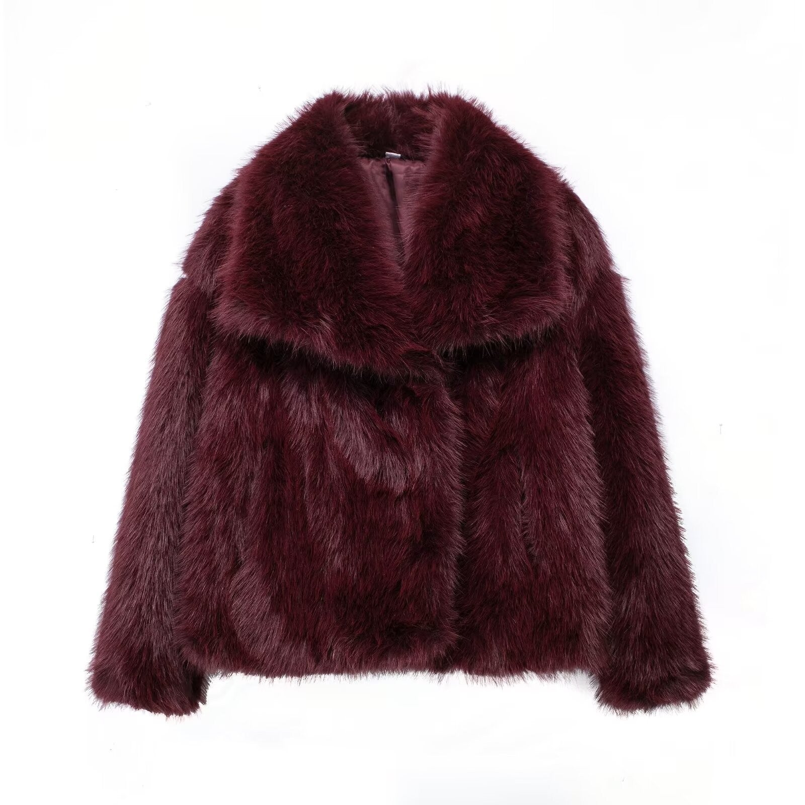 mag lambswool thick fur coat