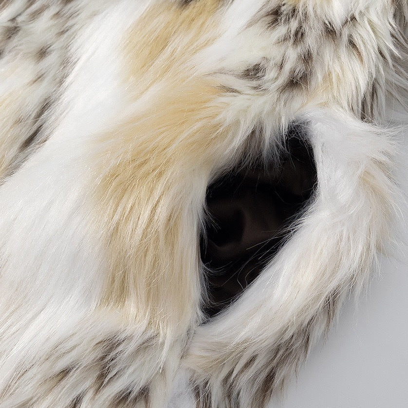 murray faux fur dyed coat