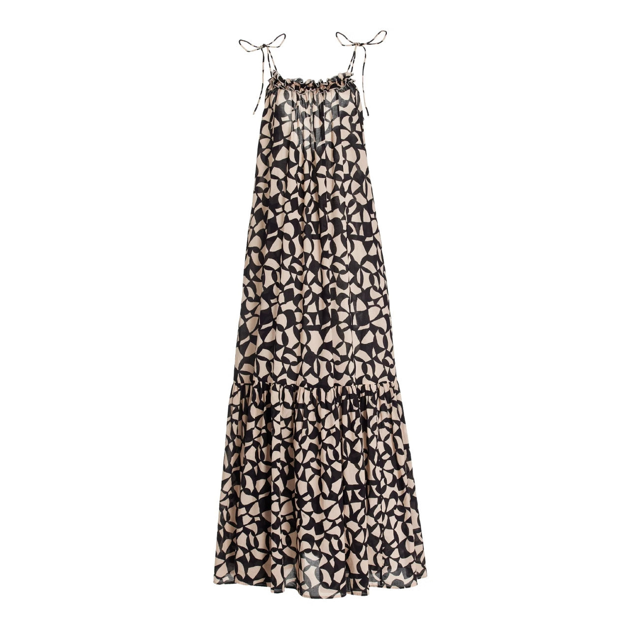 floral Printed backless slip maxi dress