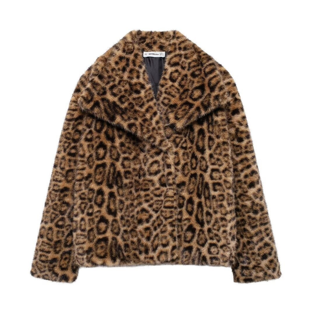 mag lambswool thick fur coat