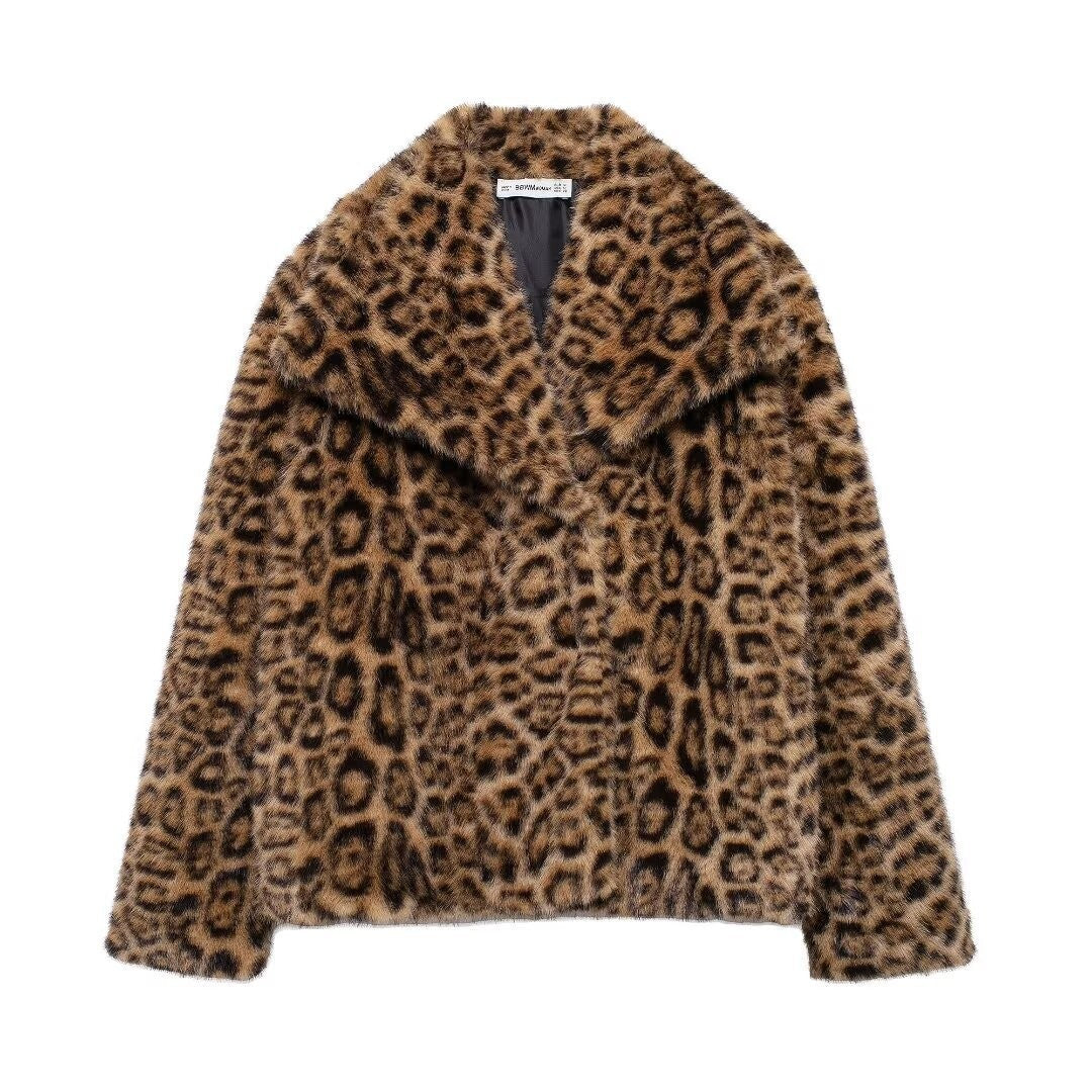 mag lambswool thick fur coat