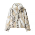 murray faux fur dyed coat