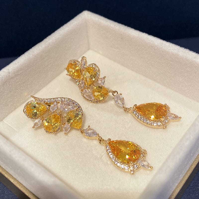 BUTTERFLY TOPAZ EARRINGS