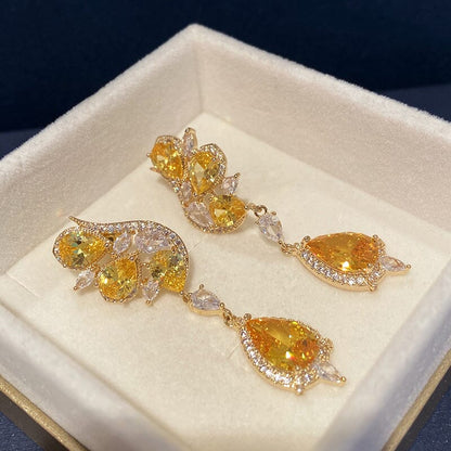 BUTTERFLY TOPAZ EARRINGS