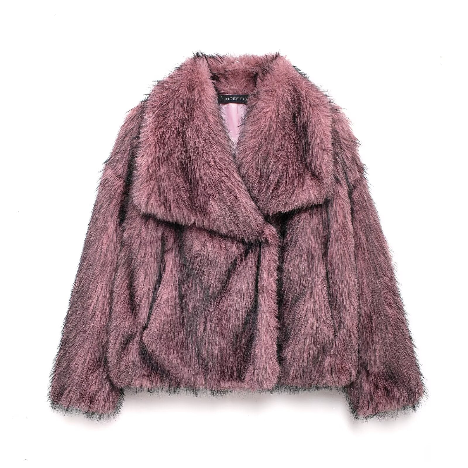 mag lambswool thick fur coat