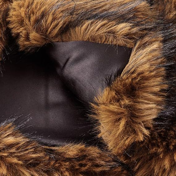 faux fur long-sleeved front open cropped coats