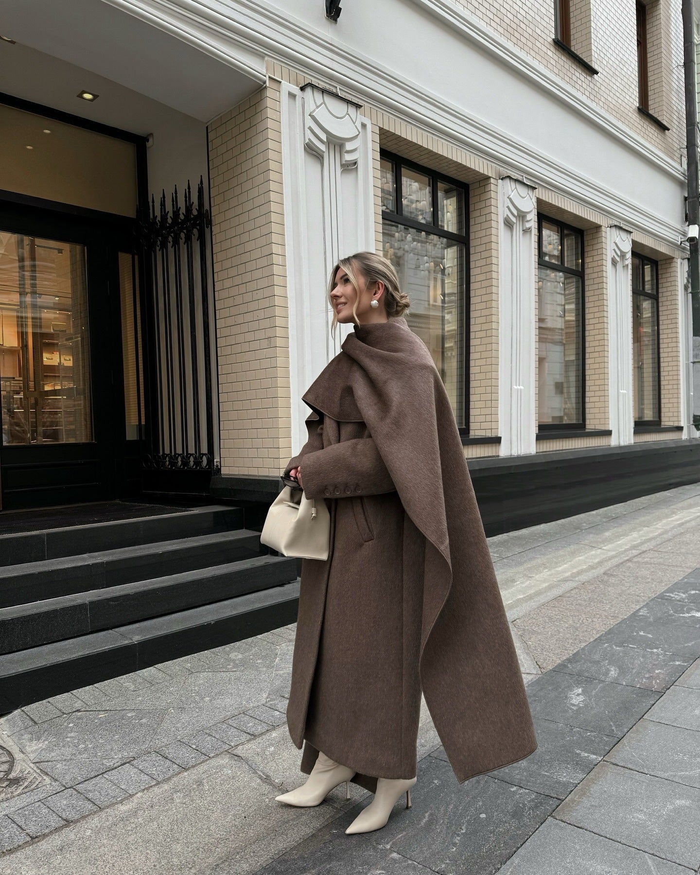 virginia Solid color loose coat