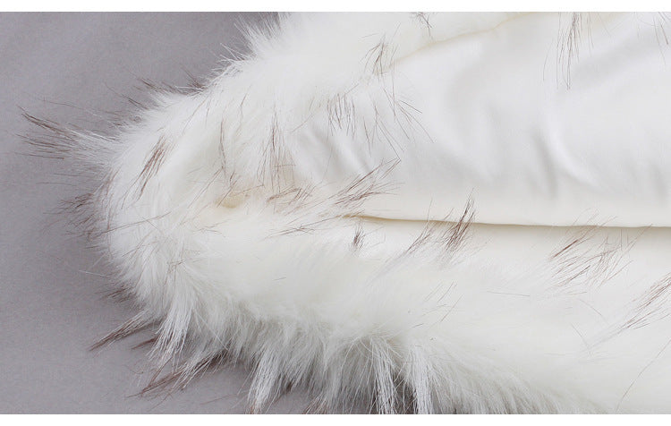 bridal wedding shawl imitation fur coat