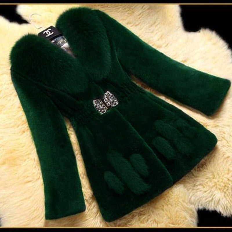 Kate imitation rabbit fur jacket