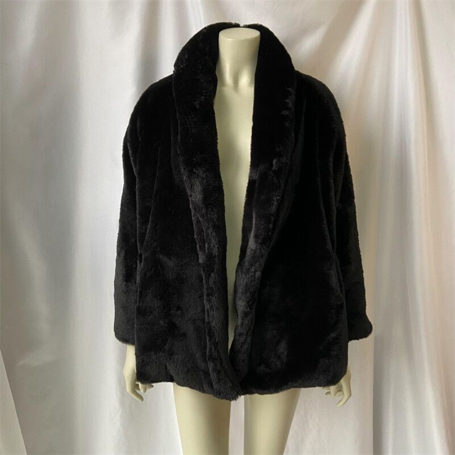 hot girl imitation fur mid-length coat