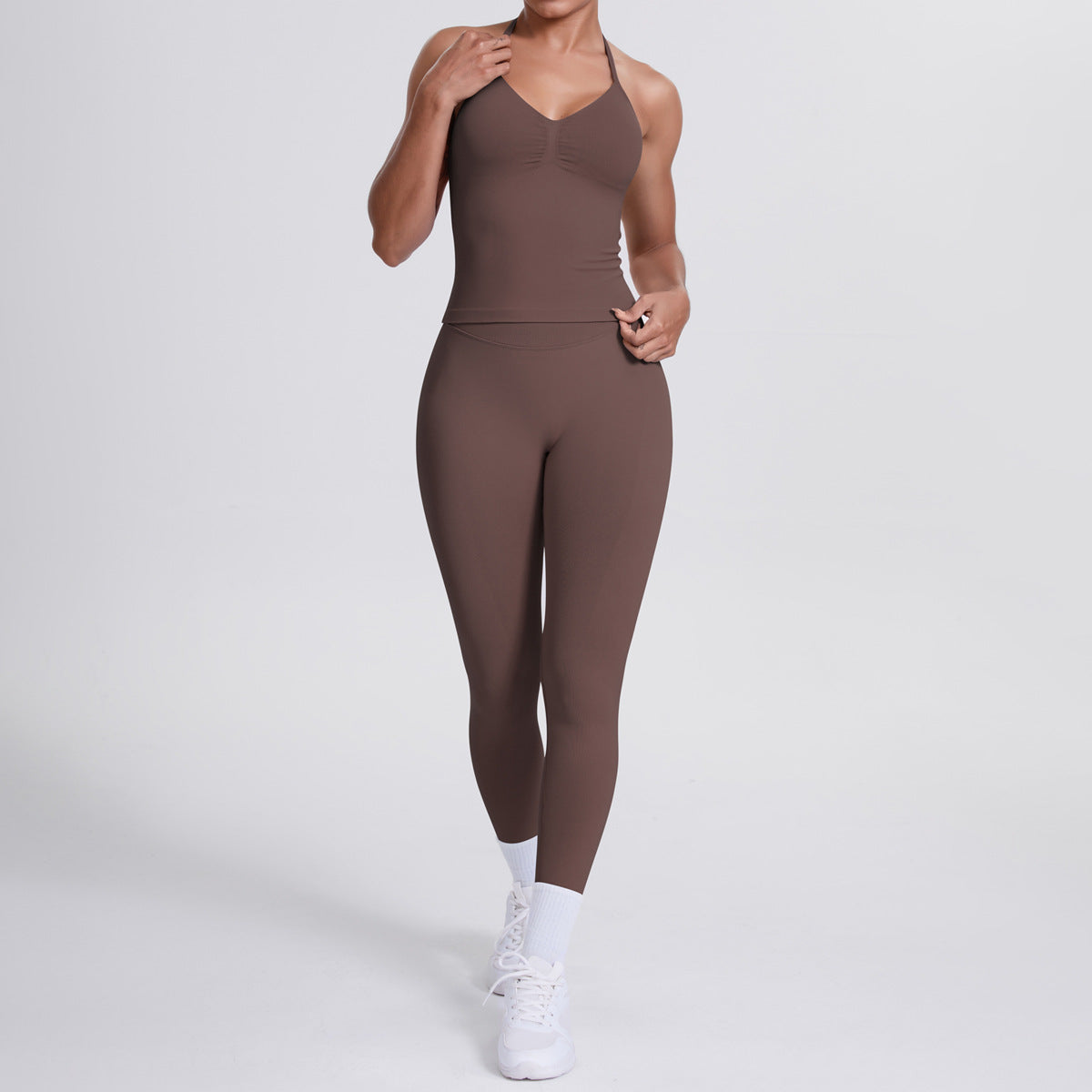 tight running fitness sports yoga two-piece set