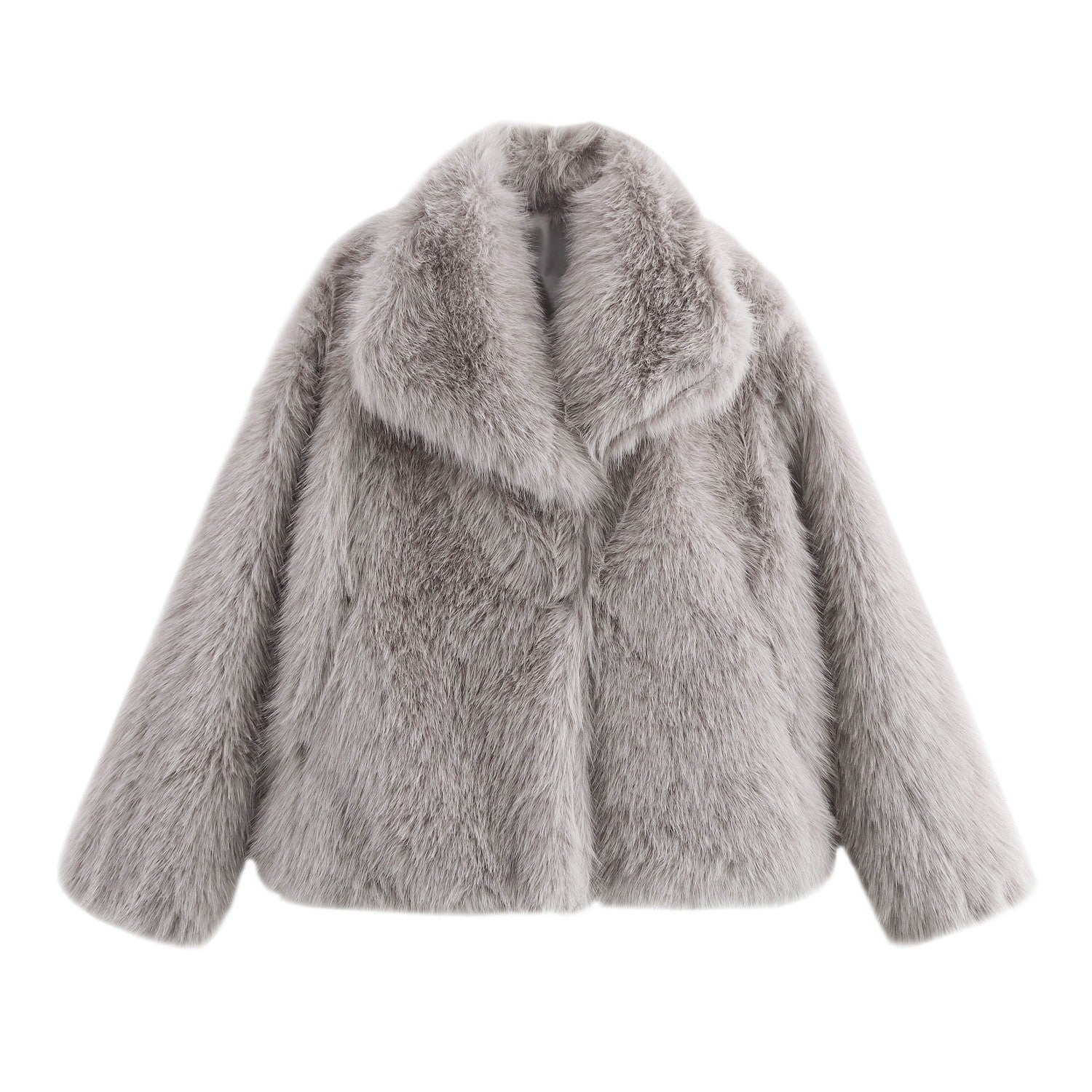 mag lambswool thick fur coat