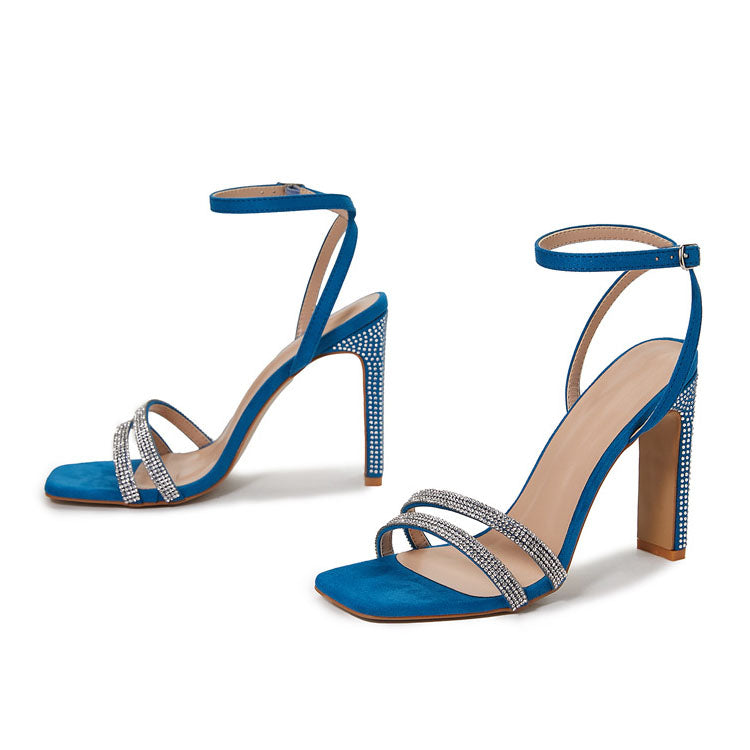 Chic Sequin Vamp Pumps Sandals