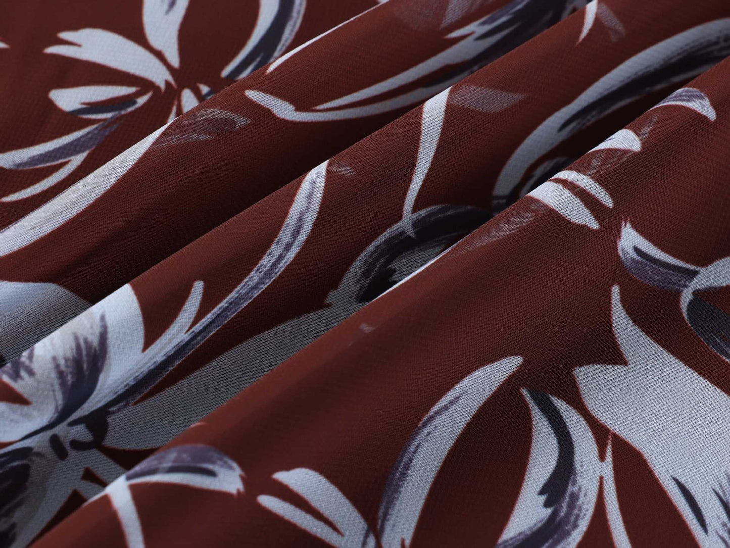 Long Sleeve Printed maxi dress