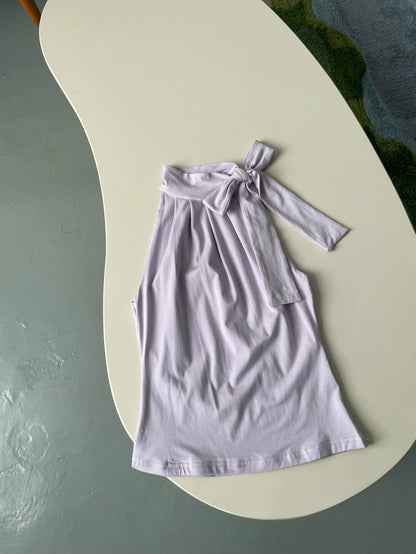 Bow Vest Pleated Top
