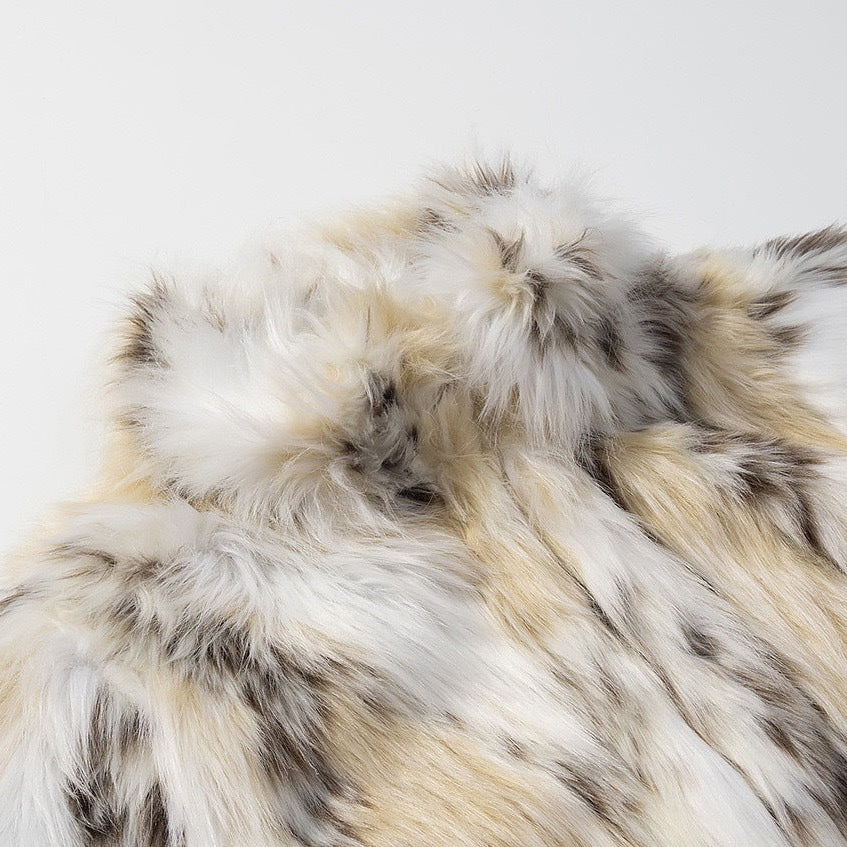 murray faux fur dyed coat