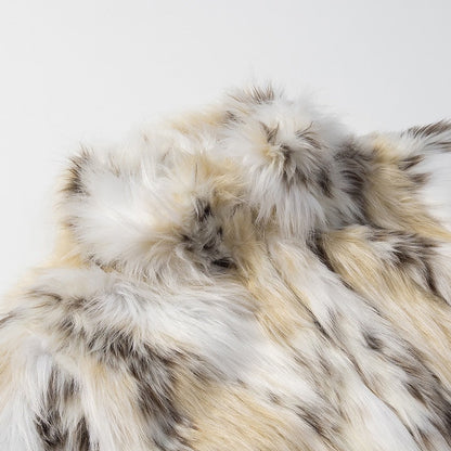 murray faux fur dyed coat