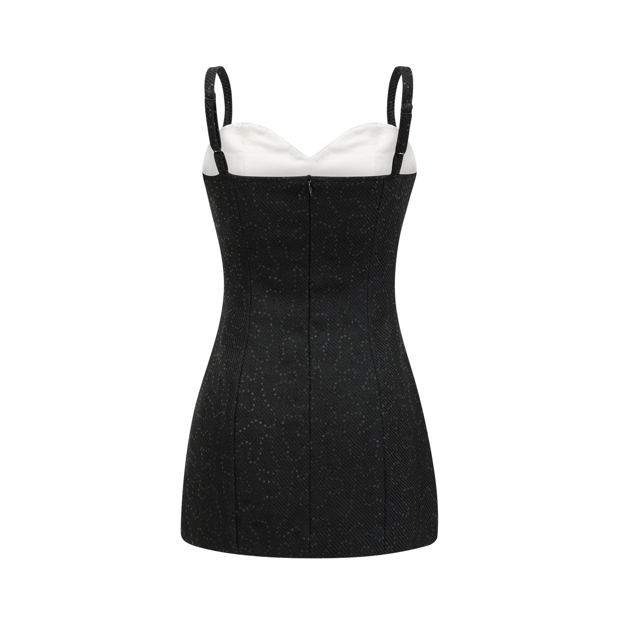 Amore crystal sequinned dress