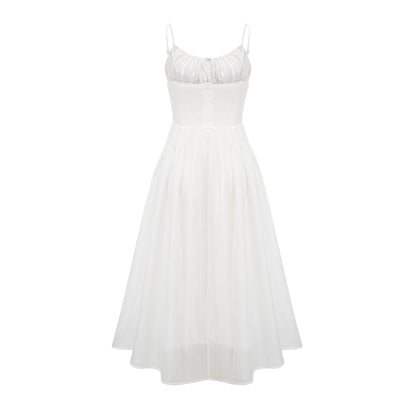 Sancia spaghetti-strap layered dress