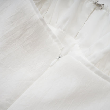 Sancia spaghetti-strap layered dress