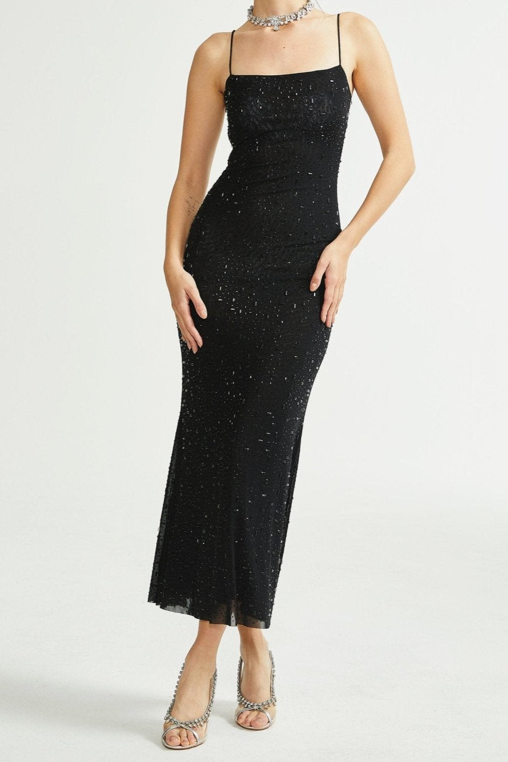 Axelle sequin-embellished dress
