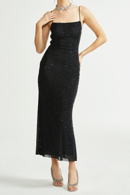 Axelle sequin-embellished dress