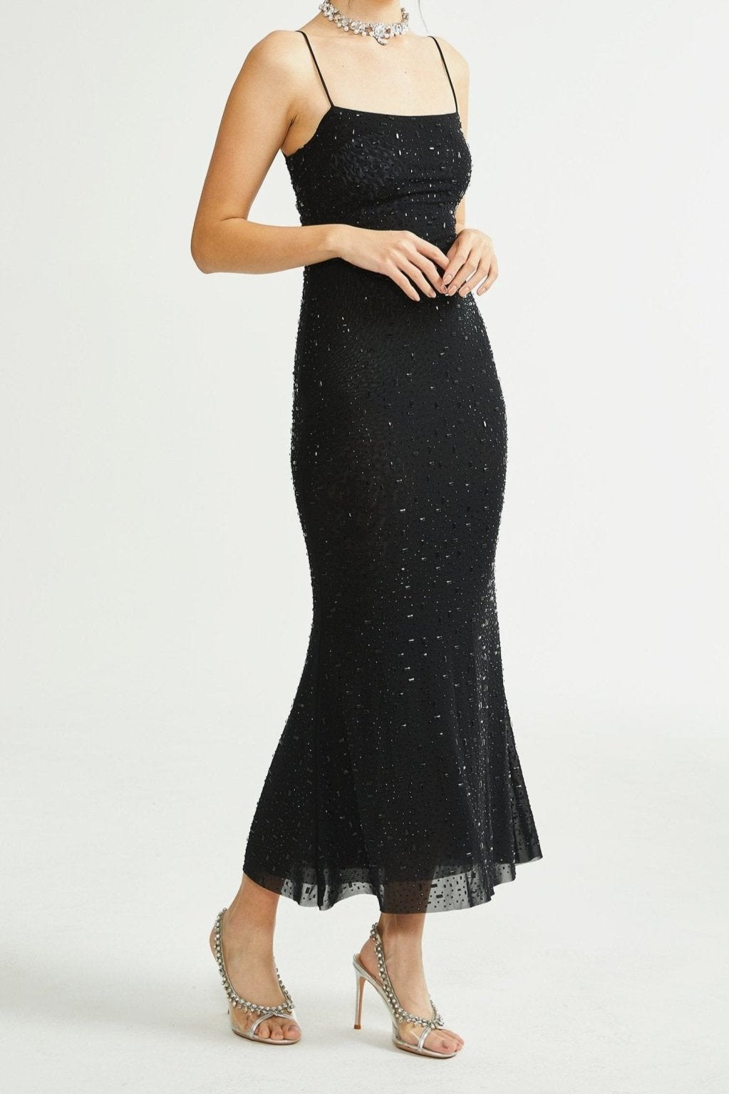 Axelle sequin-embellished dress