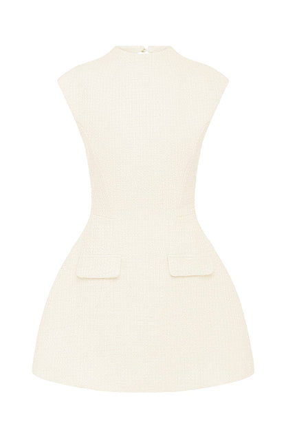 Blake Mini Dress - ivory