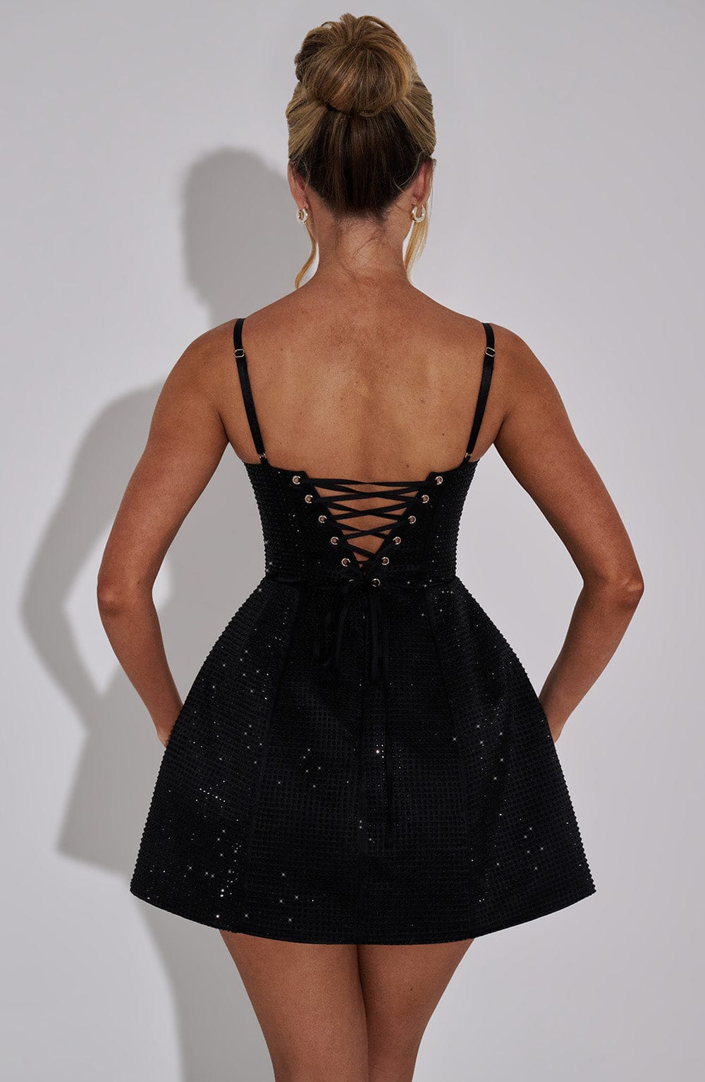 Leona Blush Mini Dress - Romantic Pink Party Dress